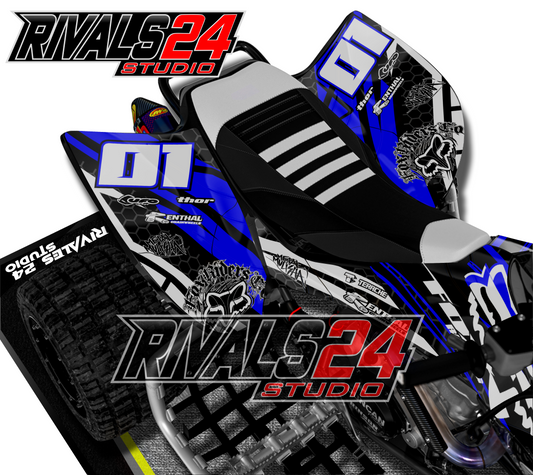 Honda TRX 450R 450ER graphics kit 2004 2005 2006 to 2014 decals