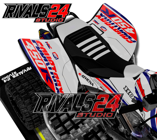 Honda TRX 450R 450ER graphics kit 2004 2005 2006 to 2014 decals
