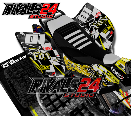 Honda TRX 450R 450ER graphics kit 2004 2005 2006 to 2014 decals