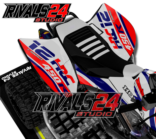 Honda TRX 450R 450ER graphics kit 2004 2005 2006 to 2014 decals