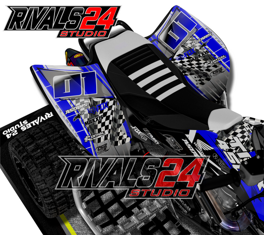Honda TRX 450R 450ER graphics kit 2004 2005 2006 to 2014 decals