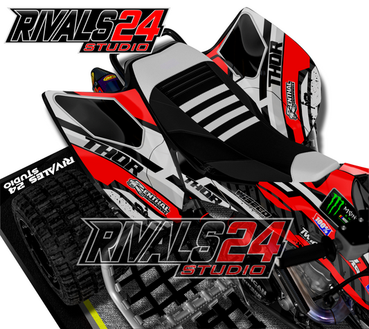 Honda TRX 450R 450ER graphics kit 2004 2005 2006 to 2014 decals