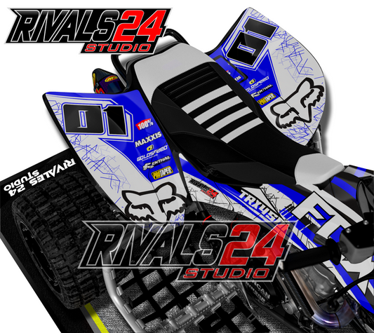 Honda TRX 450R 450ER graphics kit 2004 2005 2006 to 2014 decals
