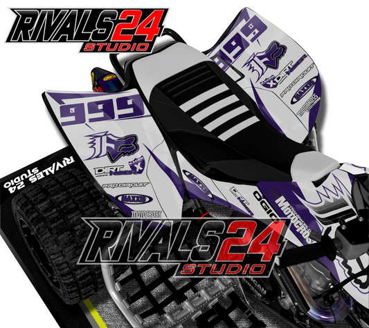 Honda TRX 450R 450ER graphics kit 2004 2005 2006 to 2014 decals