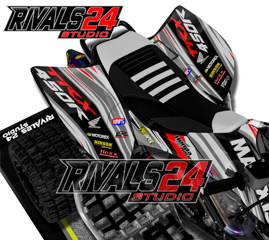 Honda TRX 450R 450ER graphics kit 2004 2005 2006 to 2014 decals
