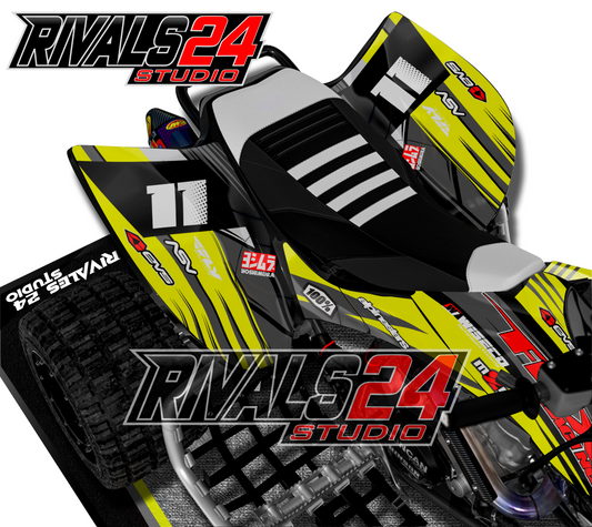 Honda TRX 450R 450ER graphics kit 2004 2005 2006 to 2014 decals