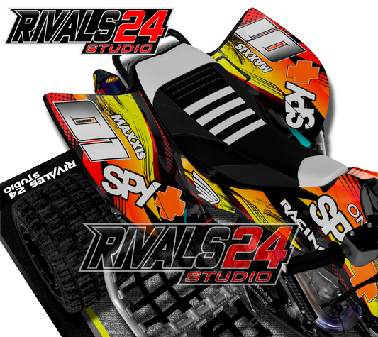 Honda TRX 450R 450ER graphics kit 2004 2005 2006 to 2014 decals
