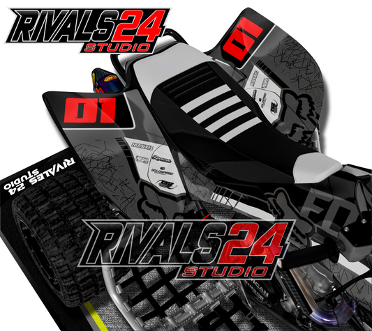 Honda TRX 450R 450ER graphics kit 2004 2005 2006 to 2014 decals