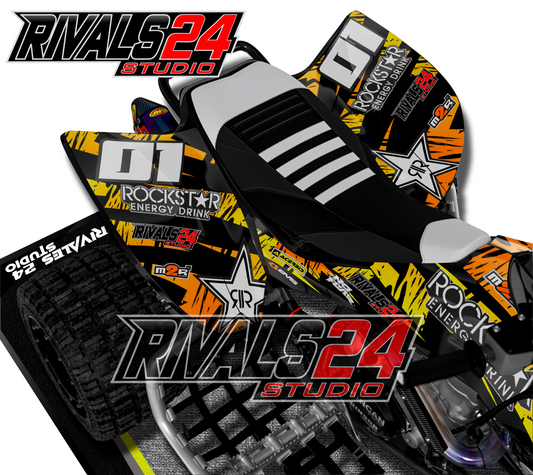 Honda TRX 450R 450ER graphics kit 2004 2005 2006 to 2014 decals