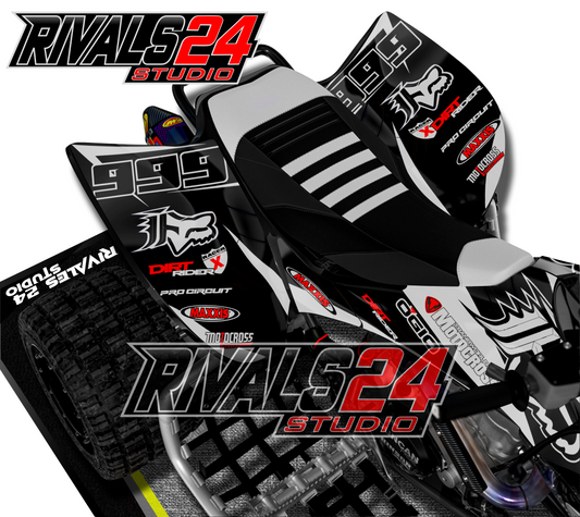 Honda TRX 450R 450ER graphics kit 2004 2005 2006 to 2014 decals