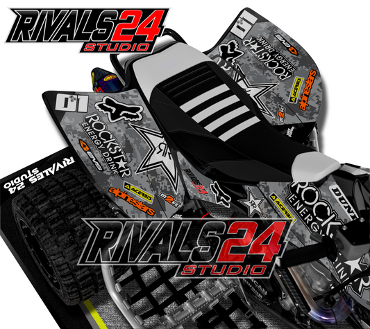 Honda TRX 450R 450ER graphics kit 2004 2005 2006 to 2014 decals
