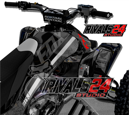 Honda TRX 450R 450ER graphics kit 2004 2005 2006 to 2014 decals