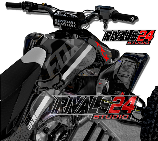 Honda TRX 450R 450ER graphics kit 2004 2005 2006 to 2014 decals