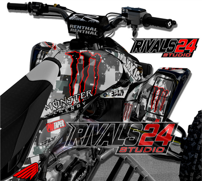 Honda TRX 450R 450ER graphics kit 2004 2005 2006 to 2014 decals
