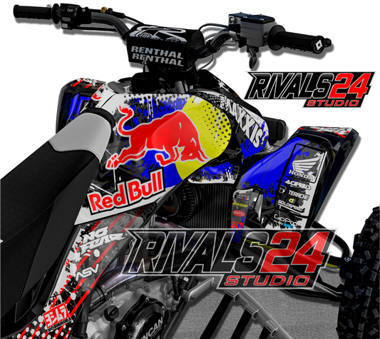 Honda TRX 450R 450ER graphics kit 2004 2005 2006 to 2014 decals