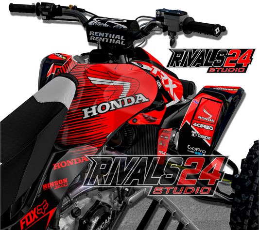 Honda TRX 450R 450ER graphics kit 2004 2005 2006 to 2014 decals