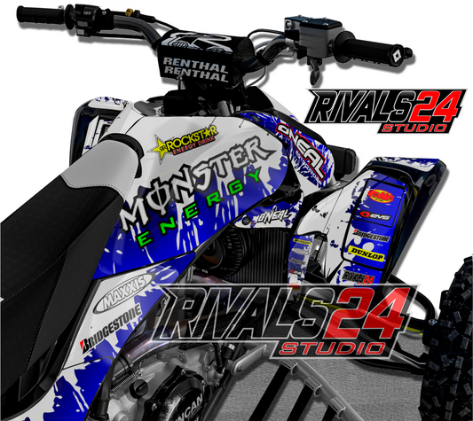 Honda TRX 450R 450ER graphics kit 2004 2005 2006 to 2014 decals