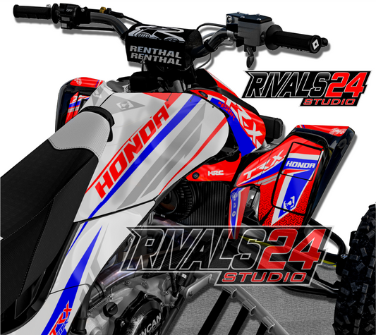 Honda TRX 450R 450ER graphics kit 2004 2005 2006 to 2014 decals