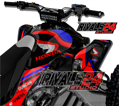 Honda TRX 450R 450ER graphics kit 2004 2005 2006 to 2014 decals