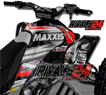 Honda TRX 450R 450ER graphics kit 2004 2005 2006 to 2014 decals