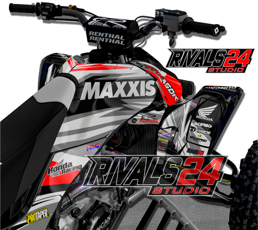 Honda TRX 450R 450ER graphics kit 2004 2005 2006 to 2014 decals