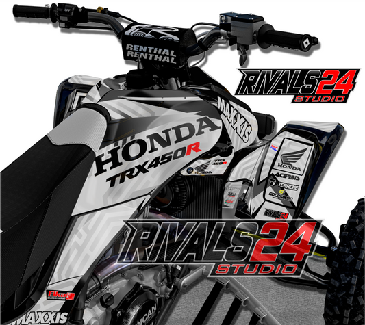 Honda TRX 450R 450ER graphics kit 2004 2005 2006 to 2014 decals