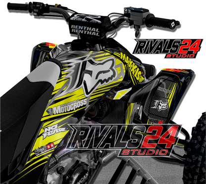 Honda TRX 450R 450ER graphics kit 2004 2005 2006 to 2014 decals