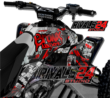 Honda TRX 450R 450ER graphics kit 2004 2005 2006 to 2014 decals