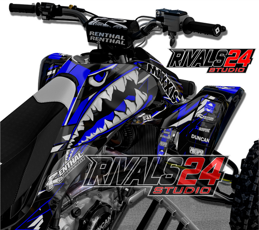 Honda TRX 450R 450ER graphics kit 2004 2005 2006 to 2014 decals