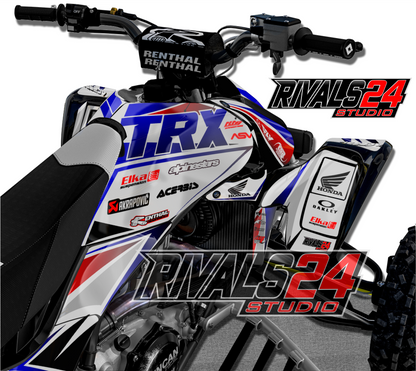 Honda TRX 450R 450ER graphics kit 2004 2005 2006 to 2014 decals