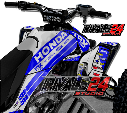 Honda TRX 450R 450ER graphics kit 2004 2005 2006 to 2014 decals