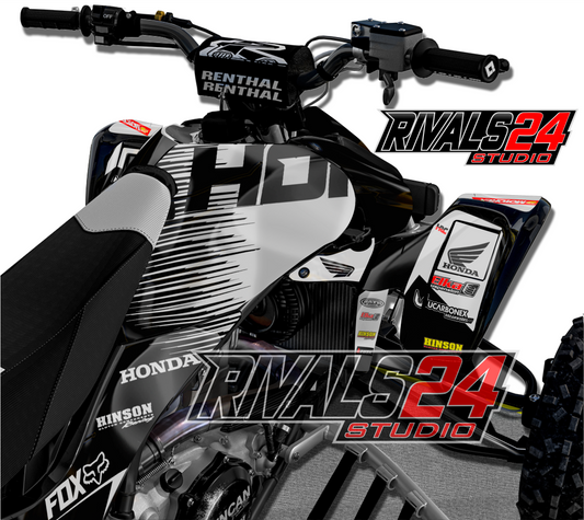 Honda TRX 450R 450ER graphics kit 2004 2005 2006 to 2014 decals