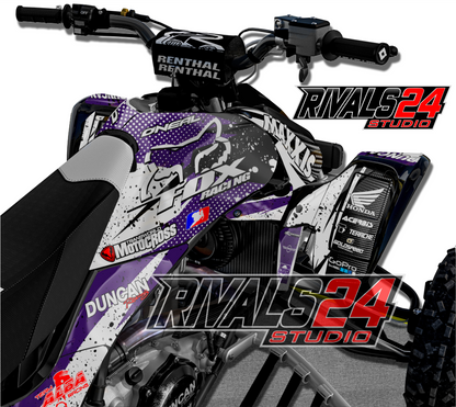 Honda TRX 450R 450ER graphics kit 2004 2005 2006 to 2014 decals