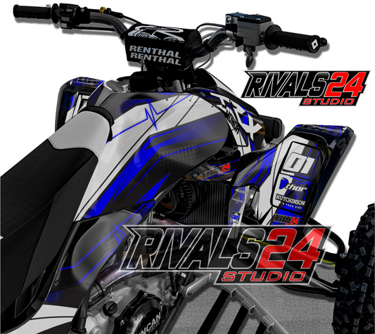 Honda TRX 450R 450ER graphics kit 2004 2005 2006 to 2014 decals