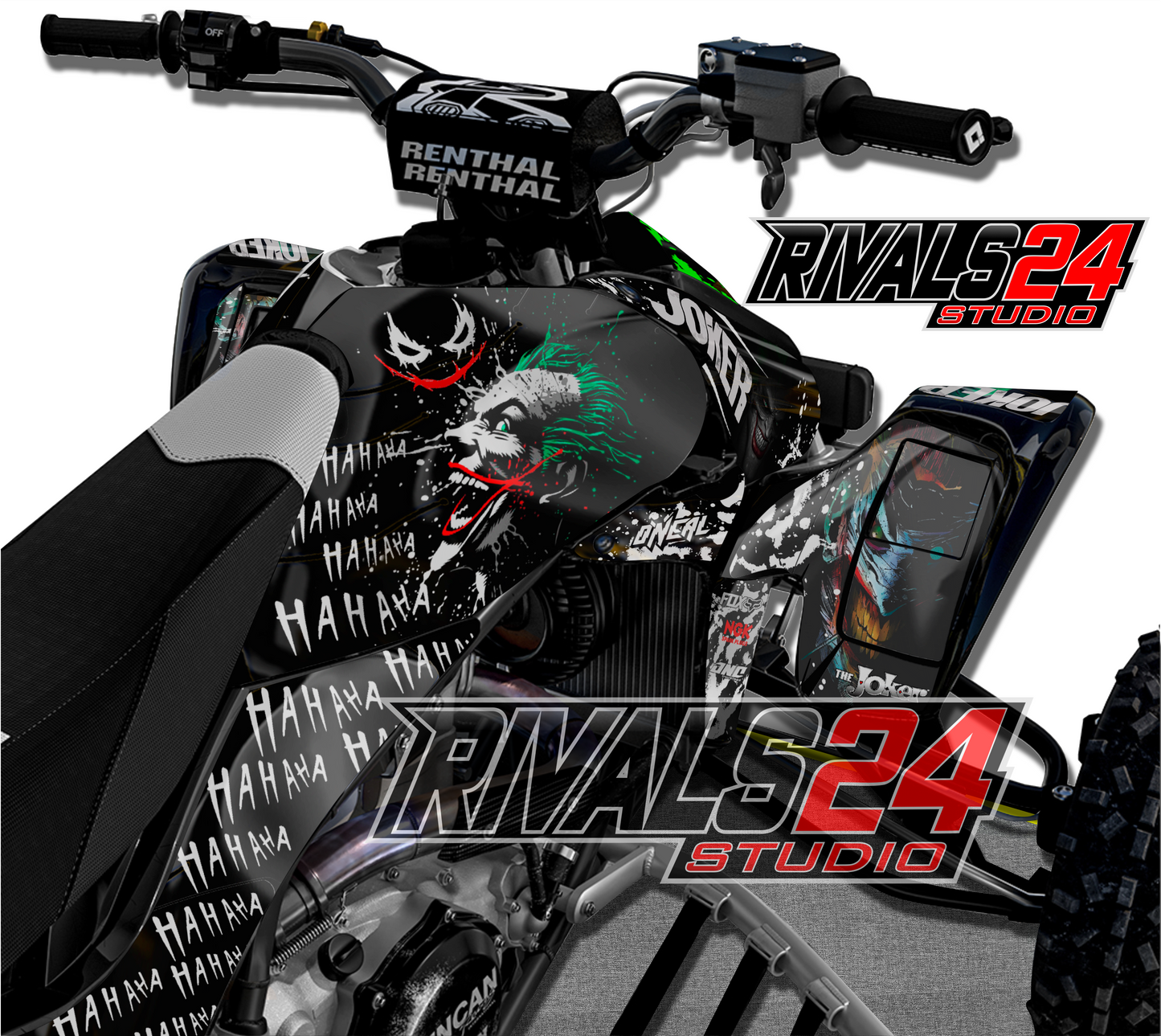 Honda TRX 450R 450ER graphics kit 2004 2005 2006 to 2014 decals
