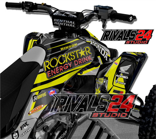 Honda TRX 450R 450ER graphics kit 2004 2005 2006 to 2014 decals