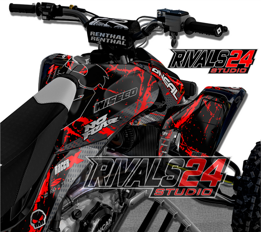 Honda TRX 450R 450ER graphics kit 2004 2005 2006 to 2014 decals