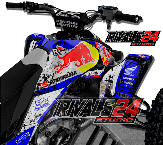 Honda TRX 450R 450ER graphics kit 2004 2005 2006 to 2014 decals