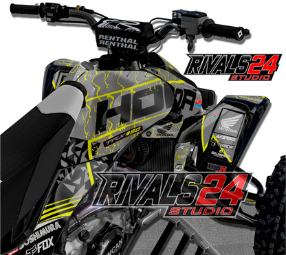 Honda TRX 450R 450ER graphics kit 2004 2005 2006 to 2014 decals