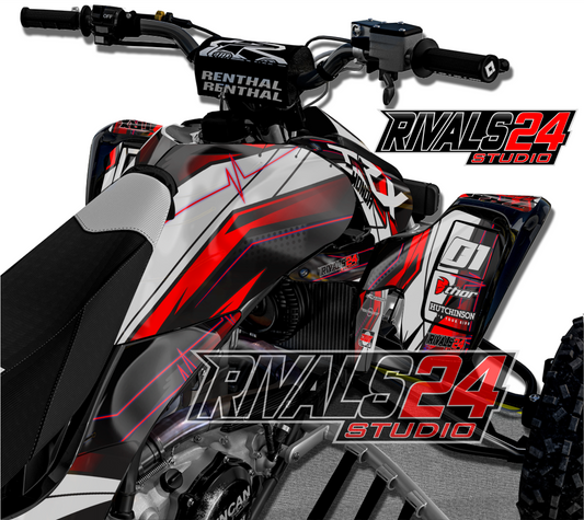 Honda TRX 450R 450ER graphics kit 2004 2005 2006 to 2014 decals