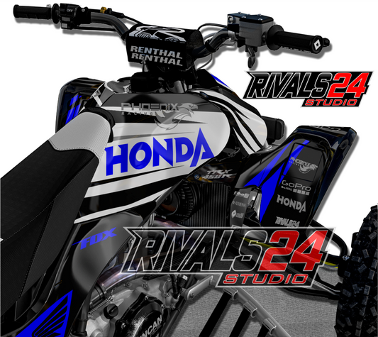 Honda TRX 450R 450ER graphics kit 2004 2005 2006 to 2014 decals