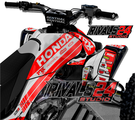 Honda TRX 450R 450ER graphics kit 2004 2005 2006 to 2014 decals