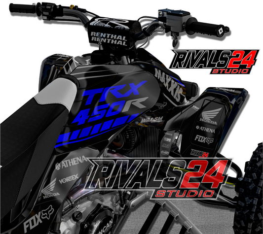 Honda TRX 450R 450ER graphics kit 2004 2005 2006 to 2014 decals