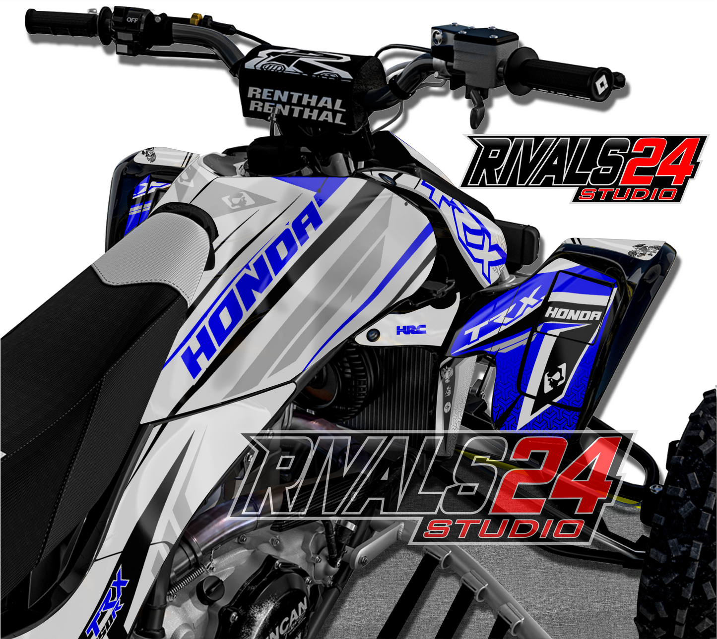 Honda TRX 450R 450ER graphics kit 2004 2005 2006 to 2014 decals