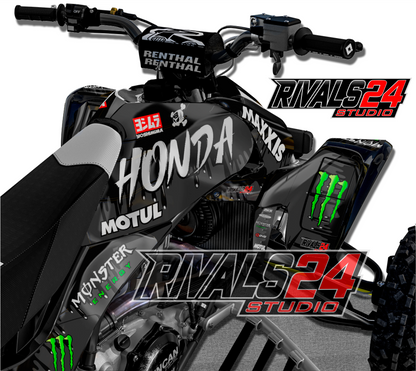 Honda TRX 450R 450ER graphics kit 2004 2005 2006 to 2014 decals