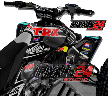 Honda TRX 450R 450ER graphics kit 2004 2005 2006 to 2014 decals