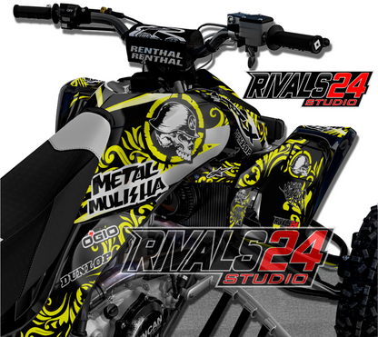 Honda TRX 450R 450ER graphics kit 2004 2005 2006 to 2014 decals