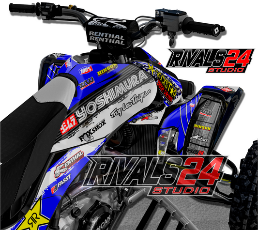 Honda TRX 450R 450ER graphics kit 2004 2005 2006 to 2014 decals