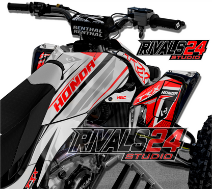 Honda TRX 450R 450ER graphics kit 2004 2005 2006 to 2014 decals