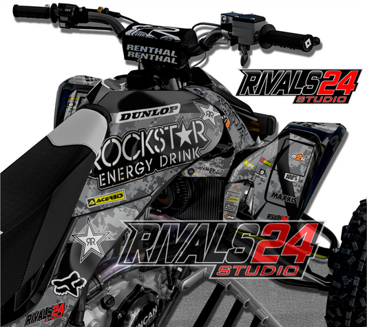 Honda TRX 450R 450ER graphics kit 2004 2005 2006 to 2014 decals